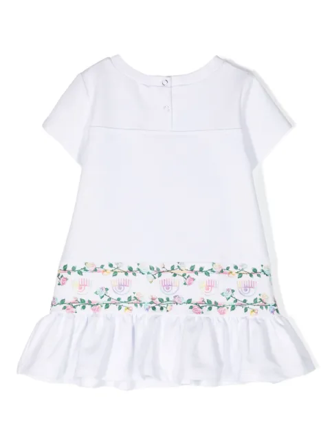Chiara Ferragni Kids floral-print flared dress