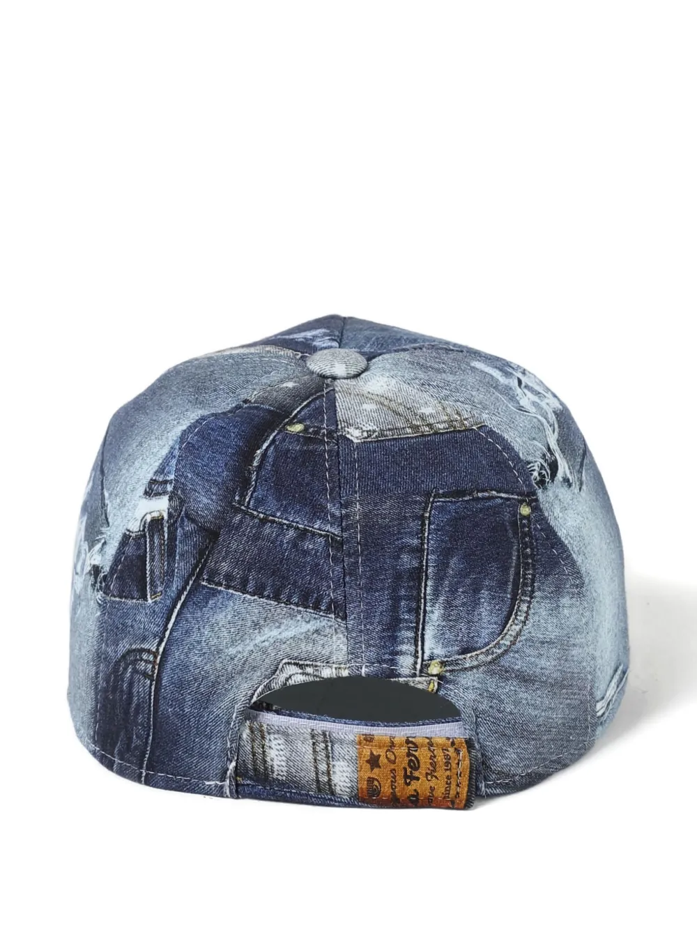 Chiara Ferragni Kids Pet met patchwork - Blauw