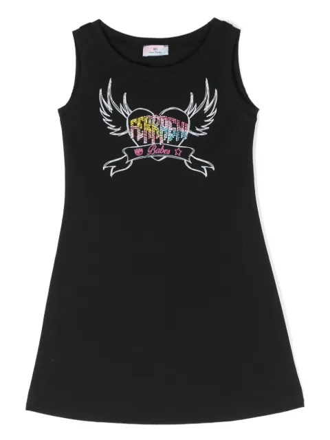Chiara Ferragni Kids graphic-print cotton dress