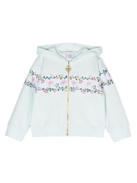 Chiara Ferragni Kids Jaqueta esportiva com estampa floral