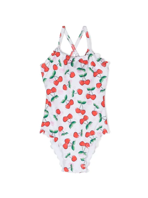 Chiara Ferragni Kids cherry-print swimsuit