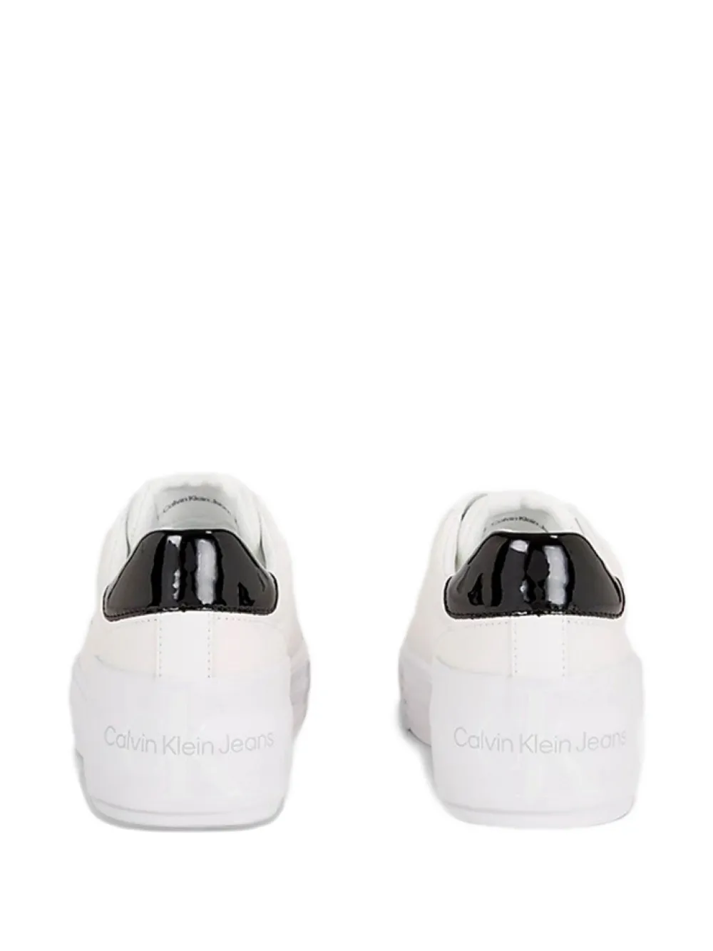 Calvin Klein Lace-up Sneakers In White