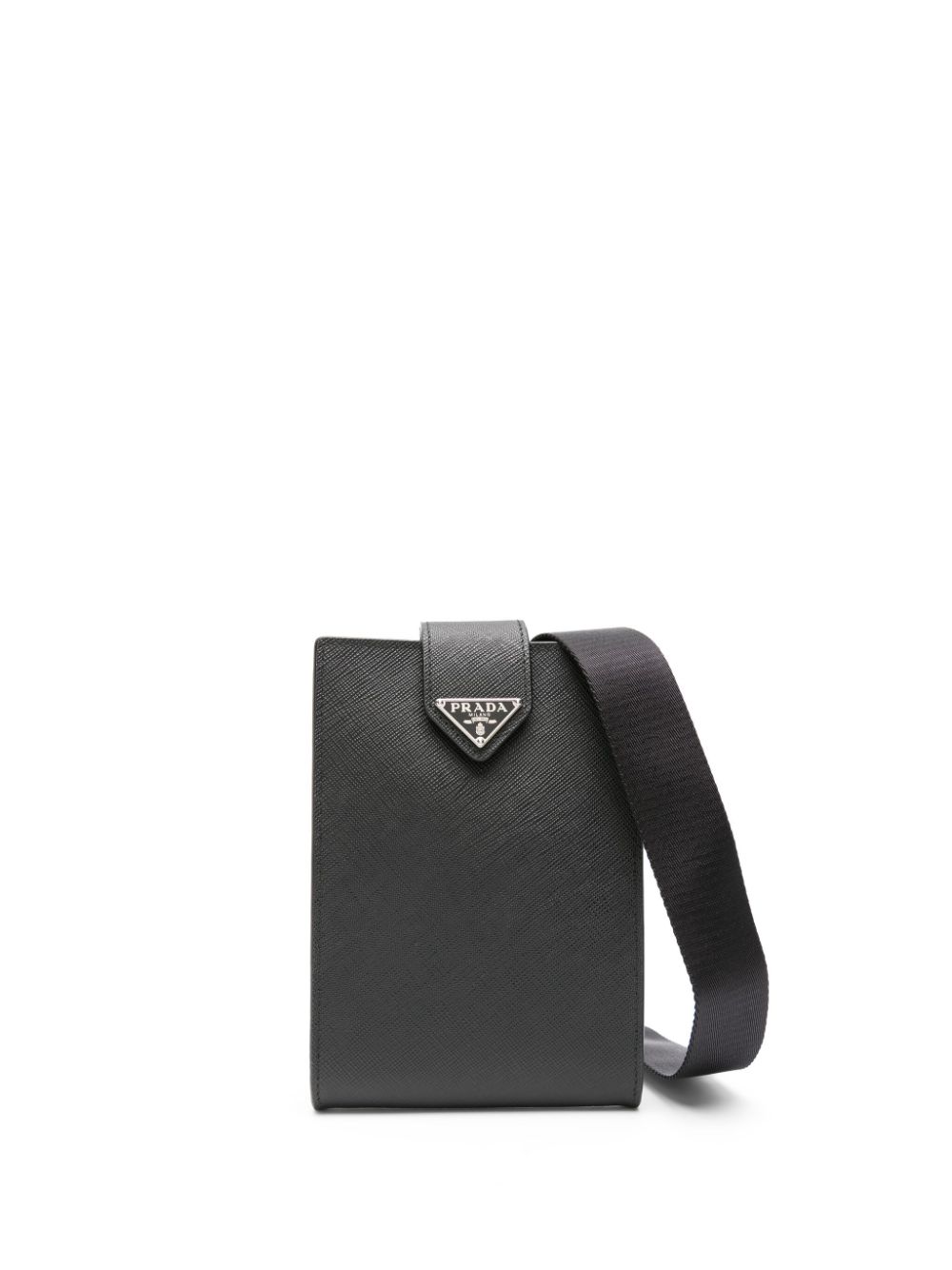 Prada Saffiano-leather iPhone 14 Pro Max case - Nero