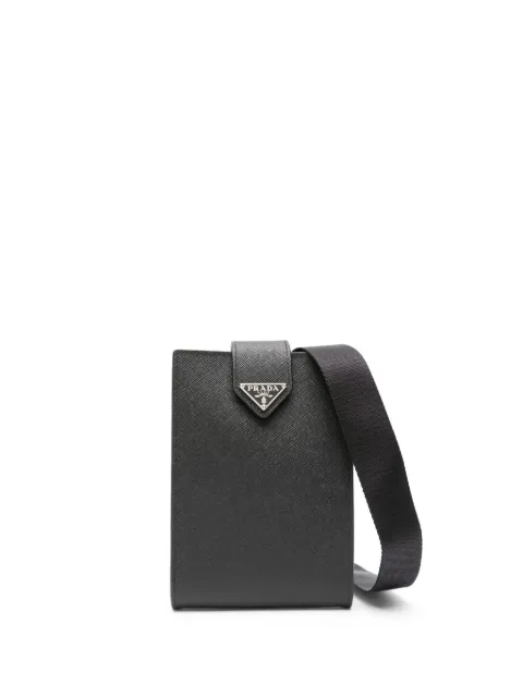 Prada حافظة iPhone 14 Pro Max جلد سافيانو