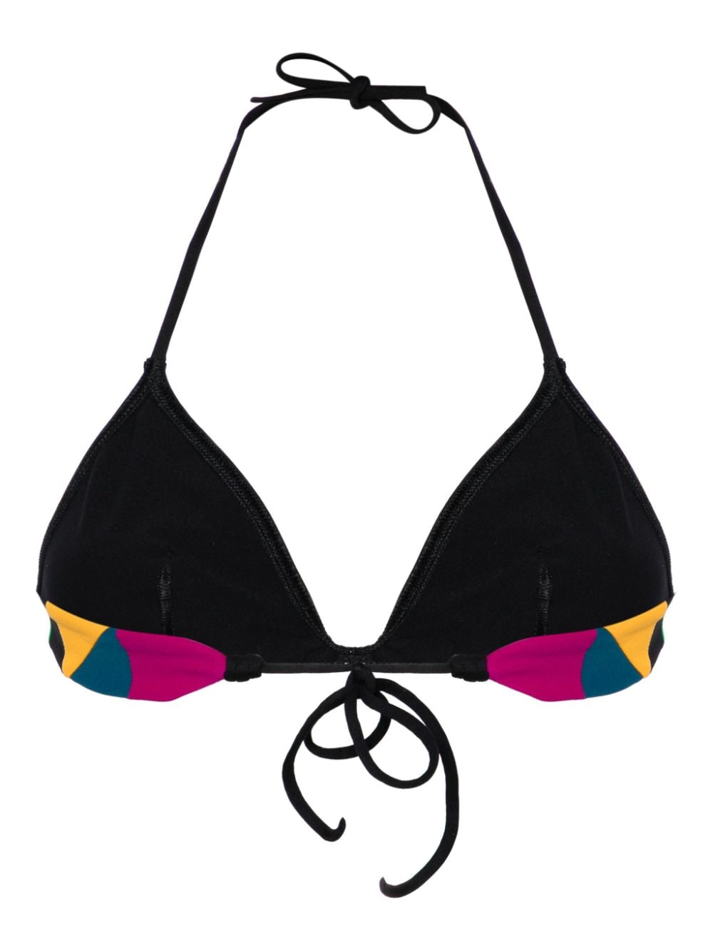 ERES Cubisme triangel bikinitop Zwart