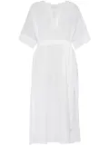 ERES Bibi linen kaftan dress - White