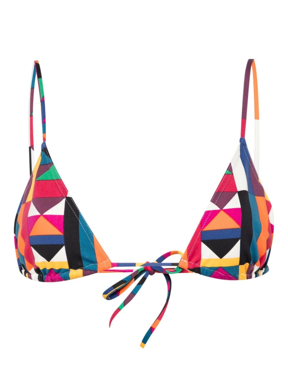 ERES Space triangle bikini top Geel