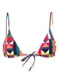ERES Space triangle bikini top - Multicolour