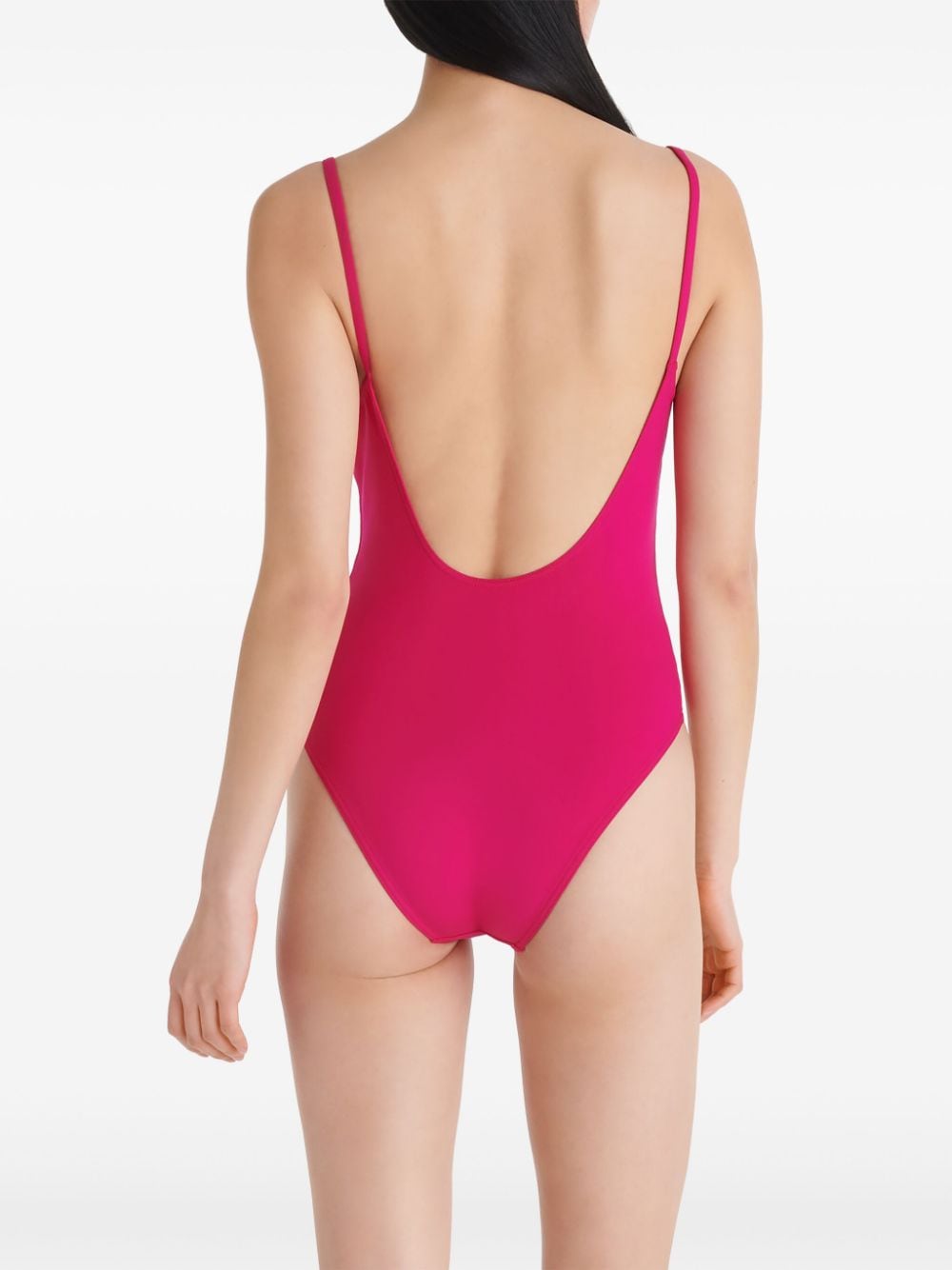 Shop Eres Diamant Low-back Swimsuit In Pink