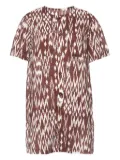 ERES Chilly cotton playsuit - Brown