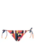 ERES Reflexe geometric-print bikini bottoms - Multicolour