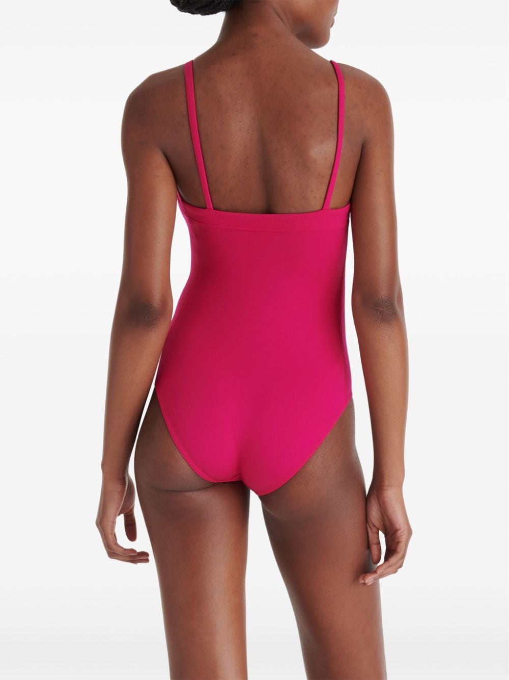 Shop Eres Aquarelle Tank One-piece In Pink
