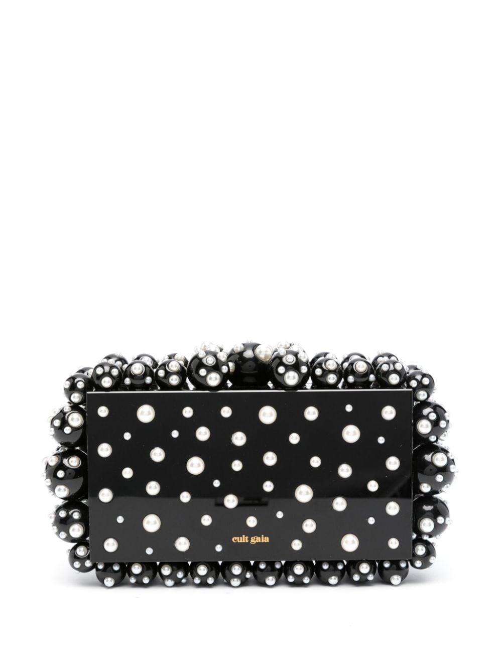 Eos pearl-embellished clutch bag