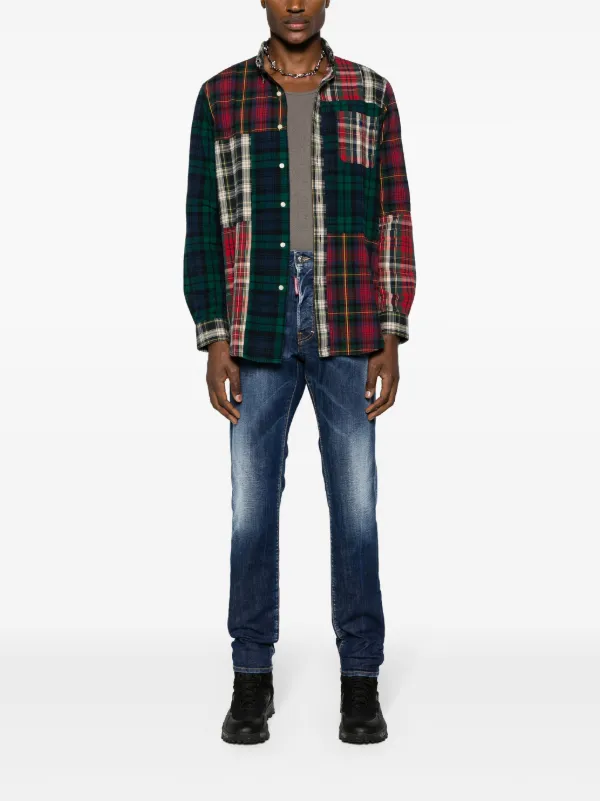 DSQUARED2 Cool Guy Distressed Skinny Jeans | Blue | FARFETCH