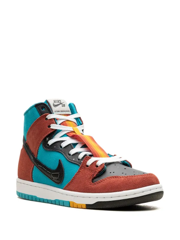Nike x Di'orr Greenwood SB Dunk High スニーカー | ブルー | FARFETCH JP