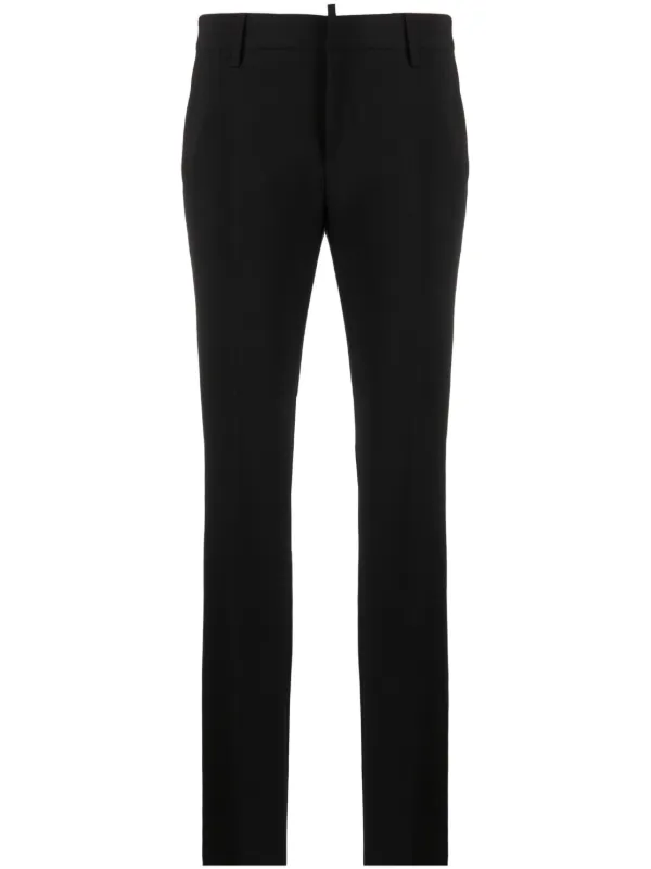 【関税込 日本発送】DSQUARED2 スリム テーラードパンツ DSQUARED2 スリム テーラードパンツ | ブラック | FARFETCH JP