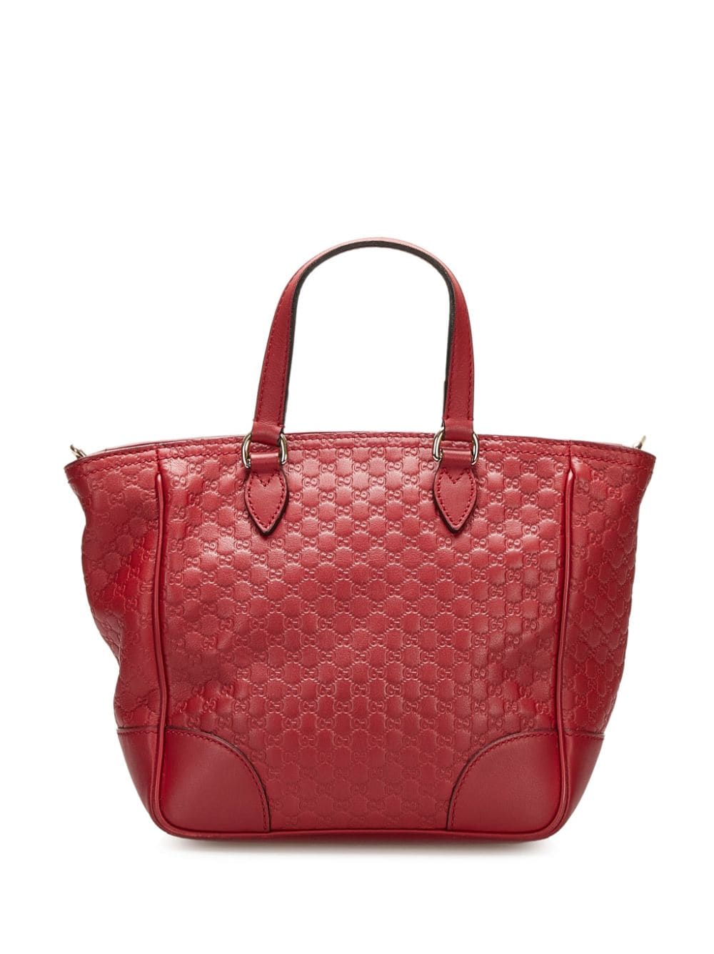 Gucci Pre-Owned Gucci Microguccissima Bree Leather Satchel - Rood