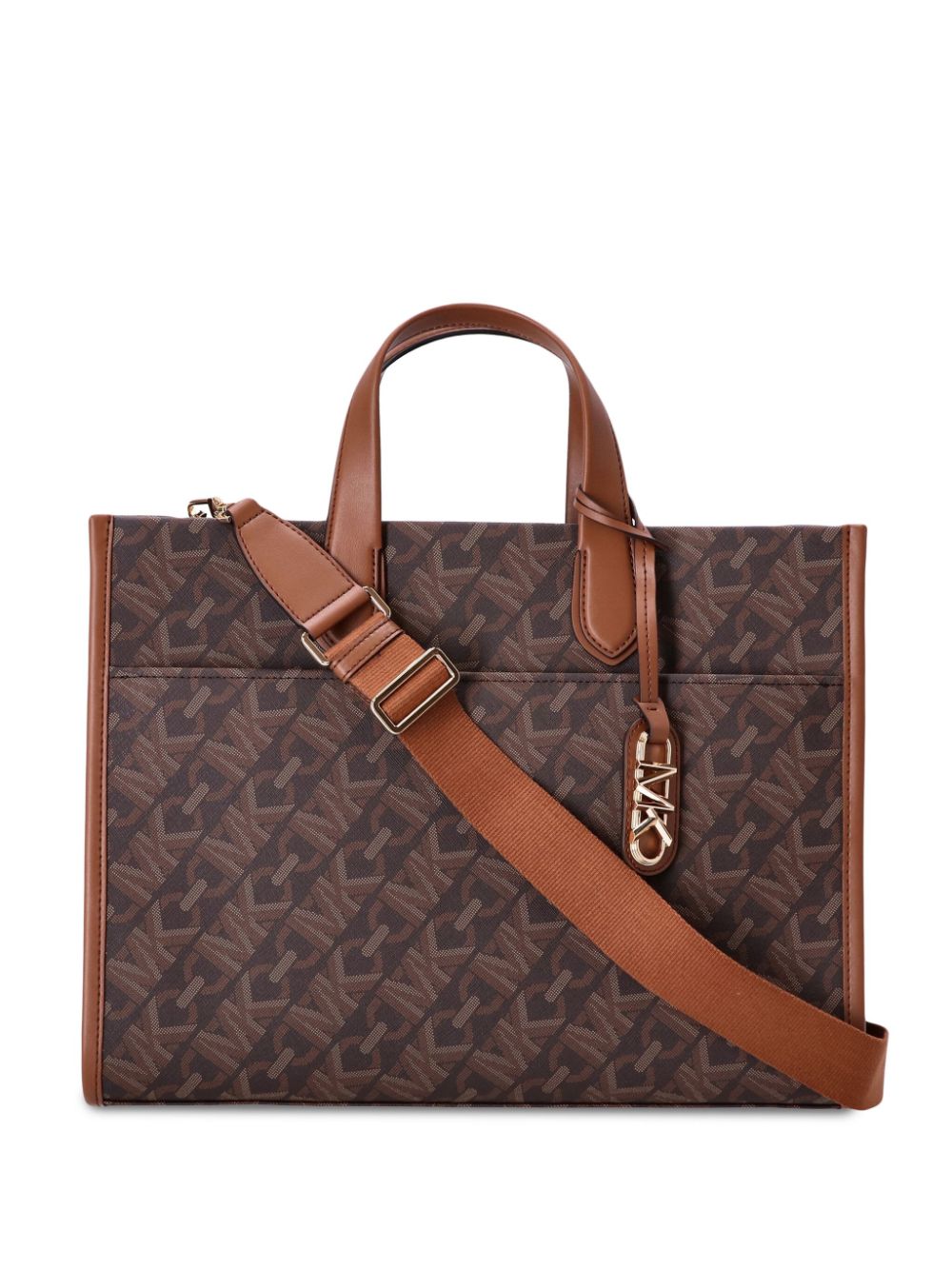 Michael Kors Large Gigi Tote Bag In Brown