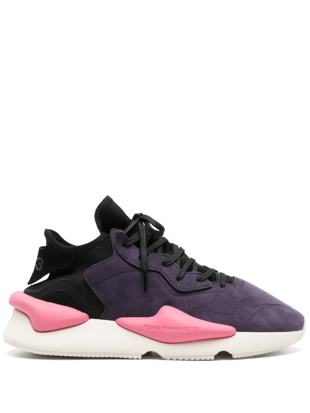 Adidas Originals X Y-3 Kaiwa Panelled Sneakers In Purple