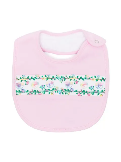 Chiara Ferragni Kids Bavaglino con stampa Eyelike