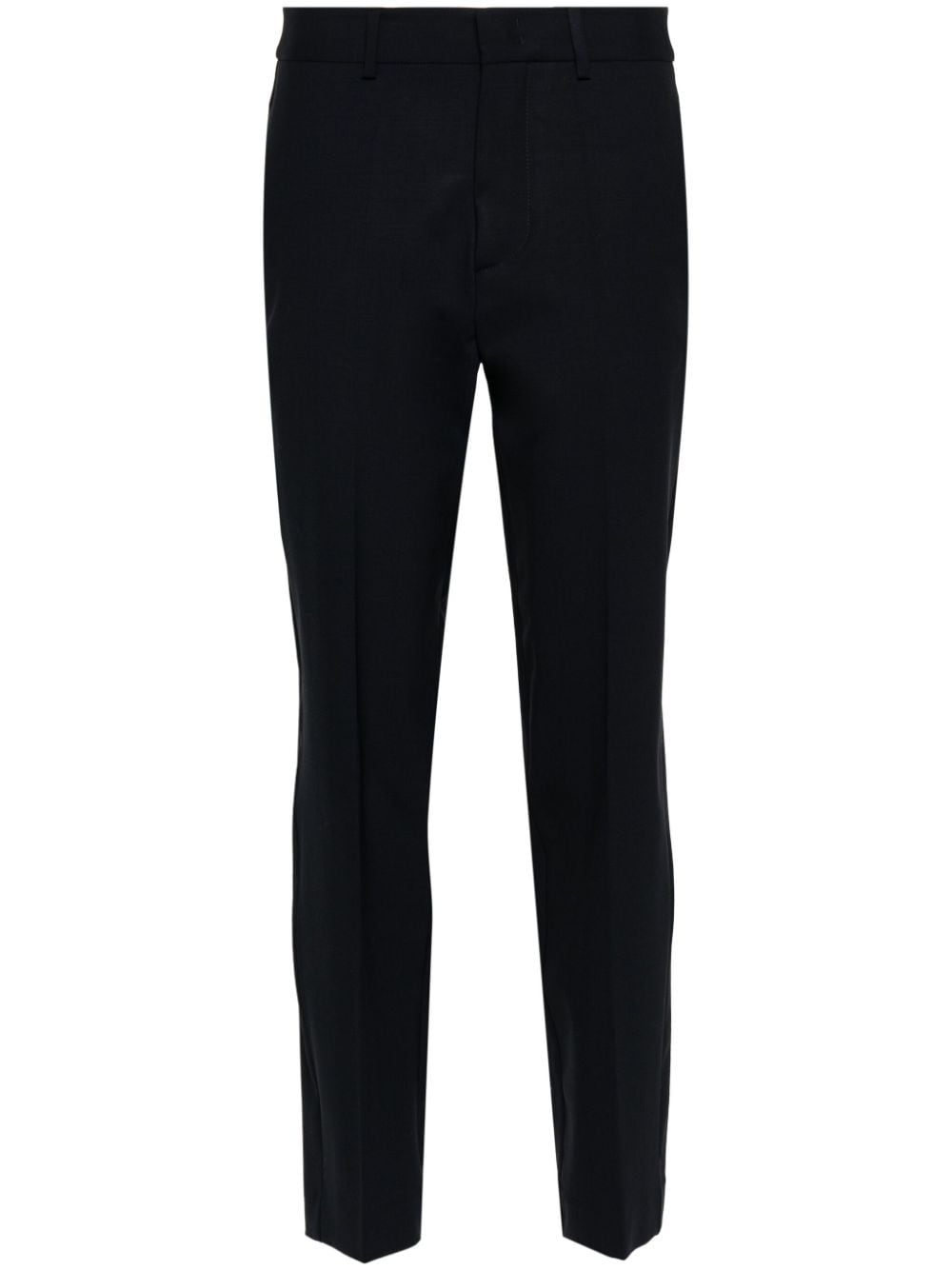 P.a.r.o.s.h Pressed-crease Cropped Trousers In Blue