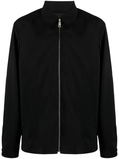 Prada zip-up wool blend shirt jacket