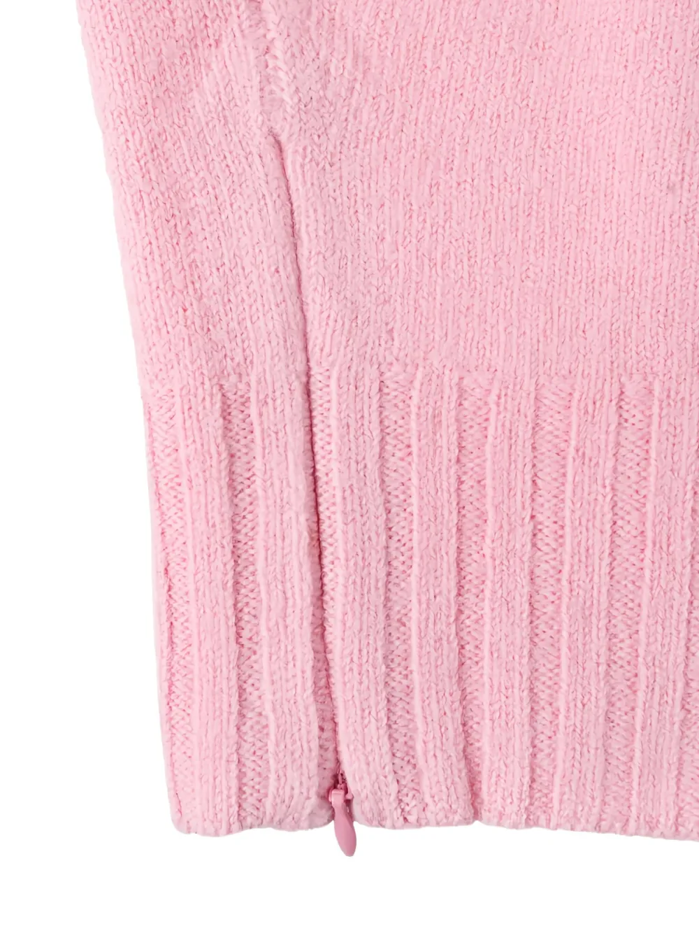 Jil Sander Seamless Knitted Balaclava In Pink