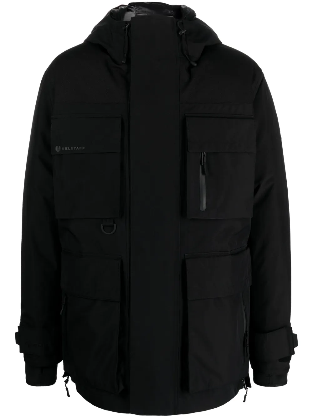 Belstaff Hooded Expedition Parka In Black