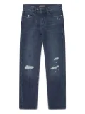 DL1961 KIDS distressed straight-leg trousers - Blue