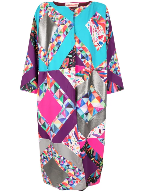 Veste d'inspiration kimono à design color block - Olympiah - Modalova