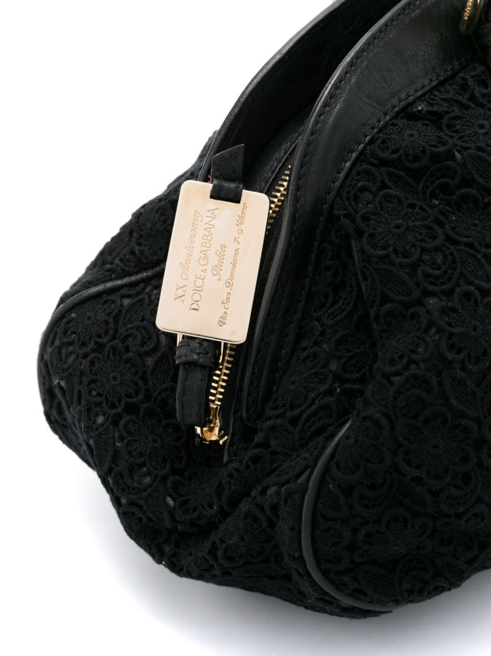 Pre-owned Dolce & Gabbana 2000 Xx Anniversary Tote Bag In Black