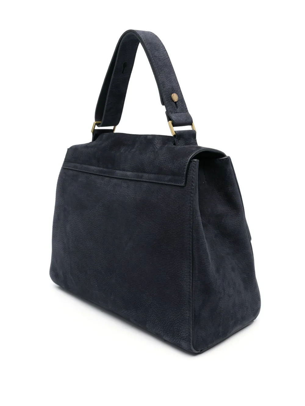 Orciani Sveva leren shopper Blauw