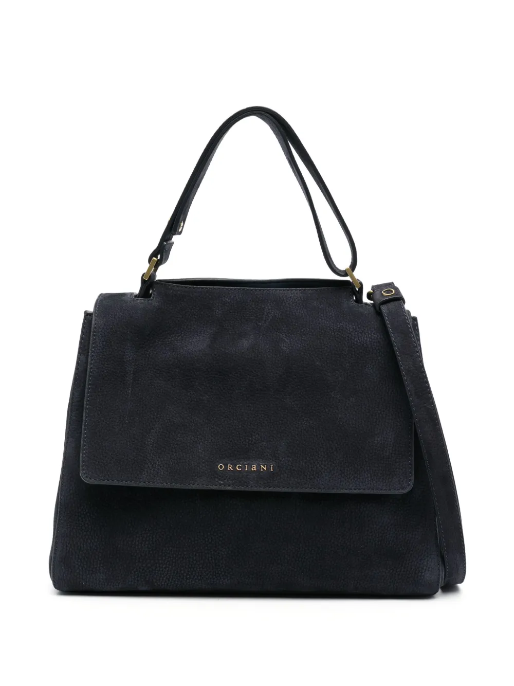Orciani Sveva leren shopper Blauw