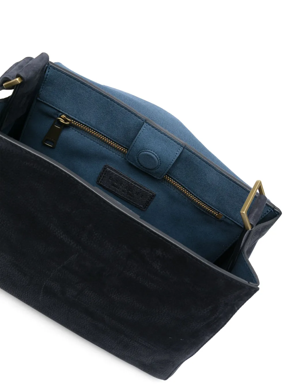 Orciani Sveva leren shopper Blauw