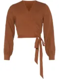 ERES Joli linen crop top - Brown