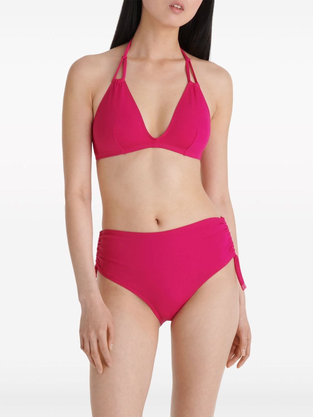 Shop Eres Ever High-waisted Bikini Bottoms In Pink