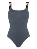 ERES Tempo graphic-strap swimsuit - Blue
