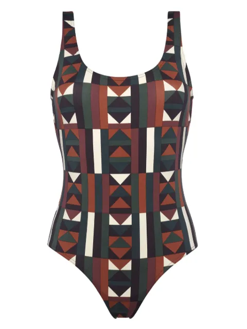 ERES maillot de bain Structure à imprimé graphique
