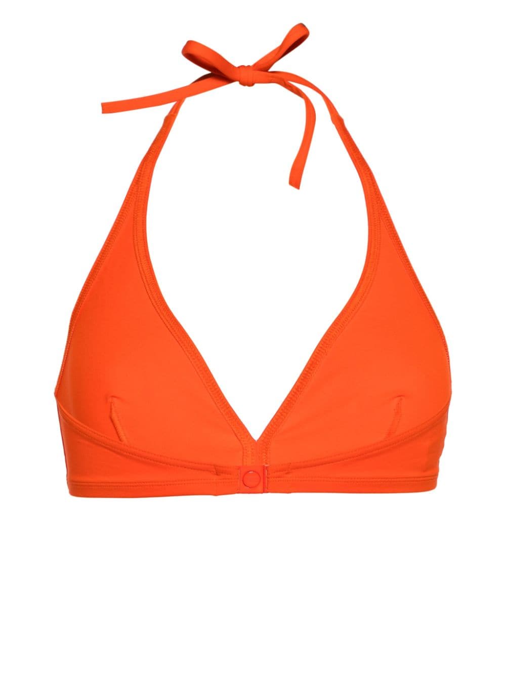Shop Eres Triangle Bikini Top In Orange