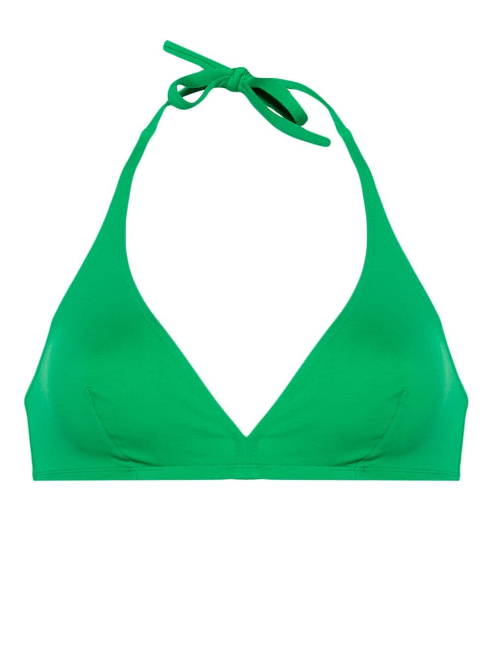 Shop Eres Gang Triangle Bikini Top In Green