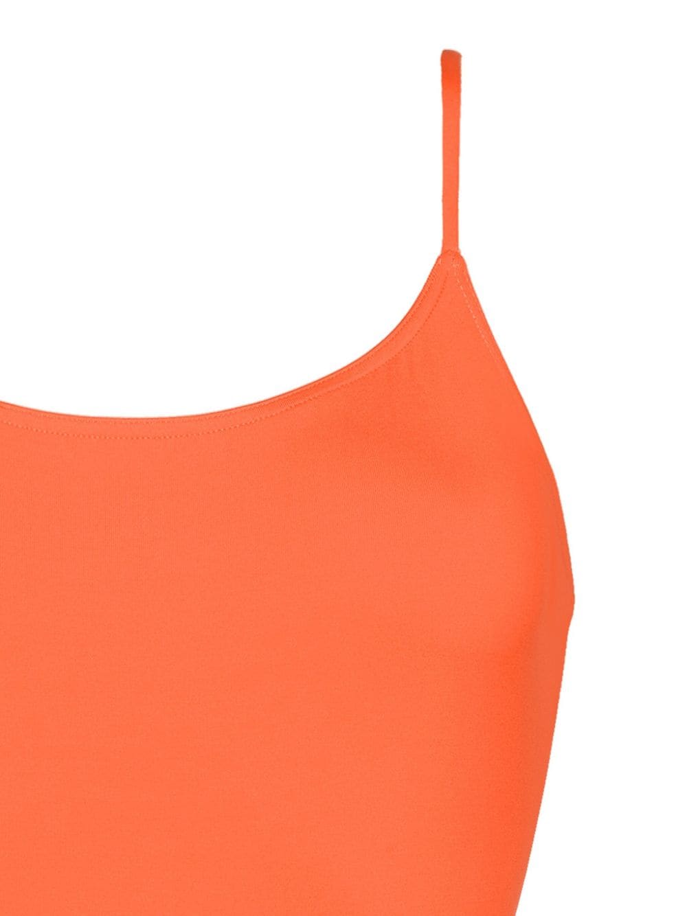 Shop Eres Techno Open-back Swimsuit In Orange