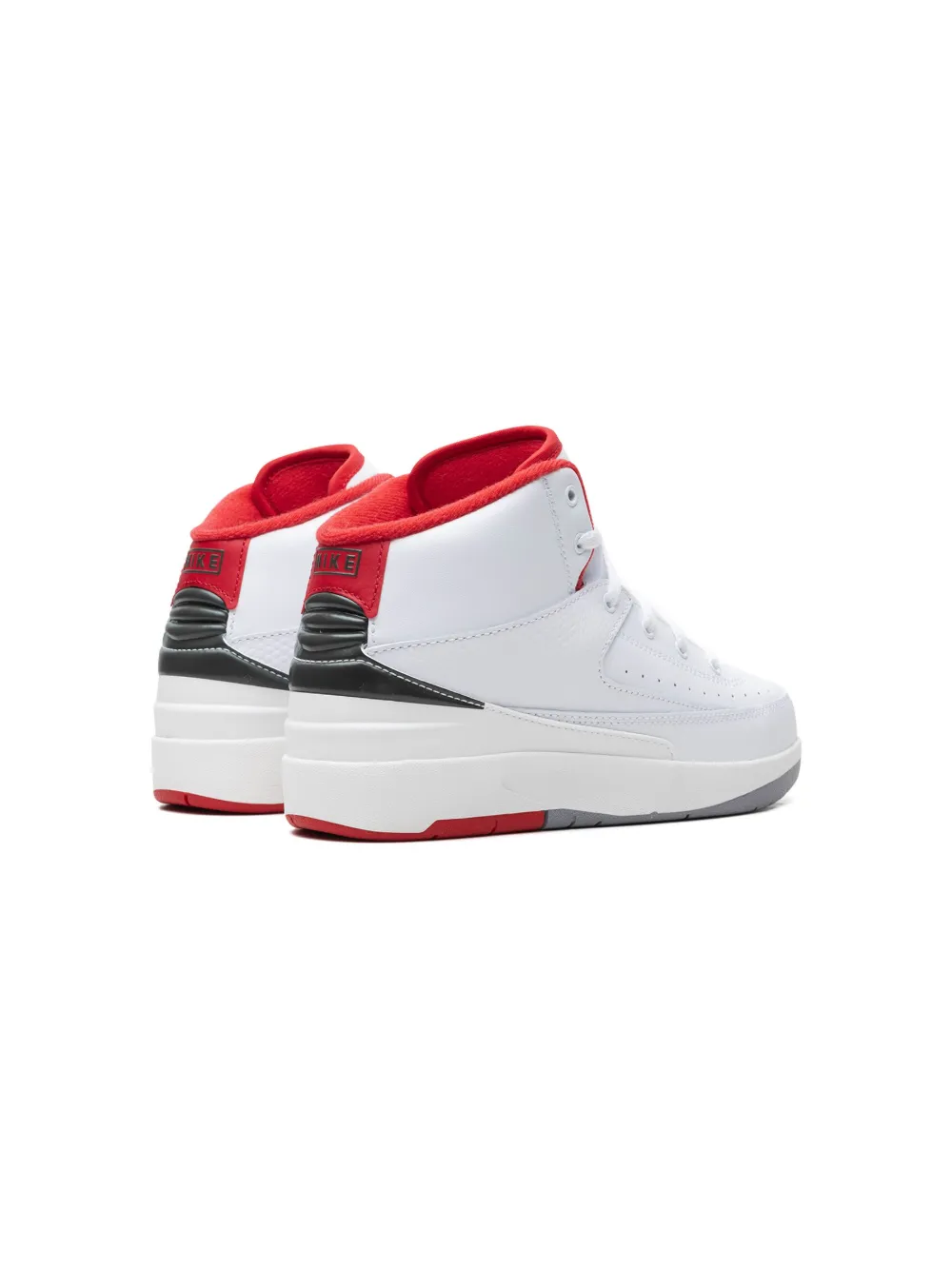 Jordan 2 Retro Little Kids Shoes White Fir Sail Fire Red