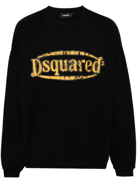 DSQUARED2 logo-print cotton sweatshirt Men