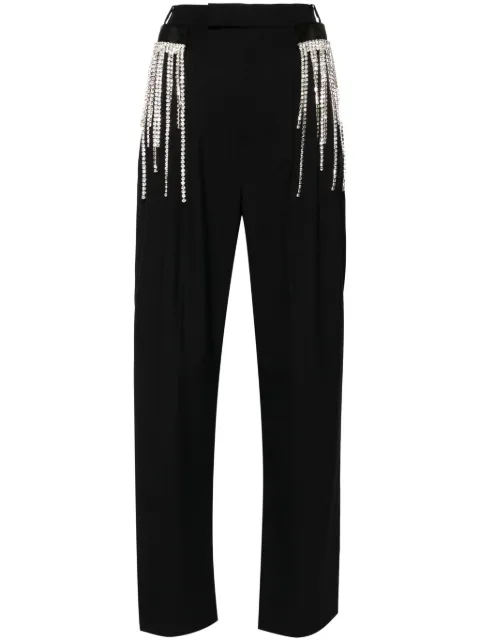 Frenken pantalones rectos con flecos