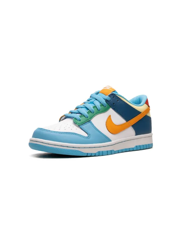 スケートボード Nike Dunk Low Multi-color Size 3.5y Nike Dunk Low Multi Color Rainbow Shoes Womens