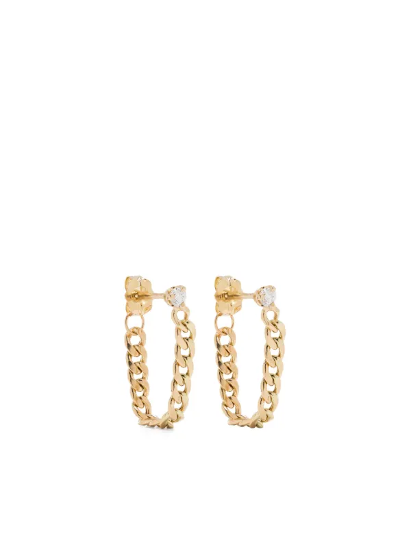 Zoe Chicco ピアス 14K ゴールド 14金 ダイヤモンド きのこ Zoe Chicco ピアス 14K ゴールド 14金 ダイヤモンド きのこ (ZOE