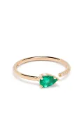 Zoë Chicco 14kt yellow gold emerald and diamond open ring