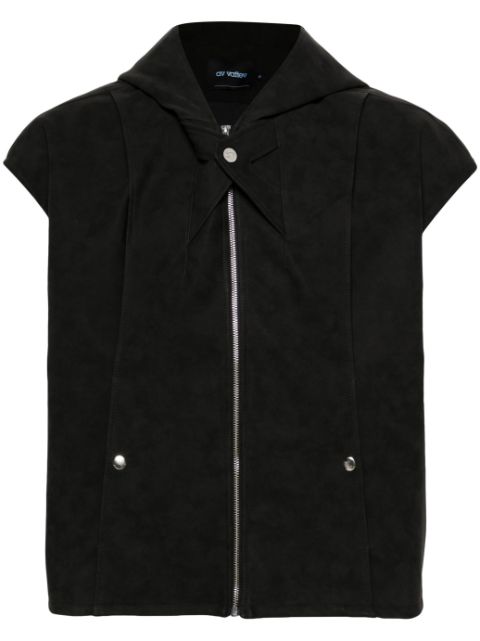 AV Vattev Jukebox sleeveless hooded jacket 