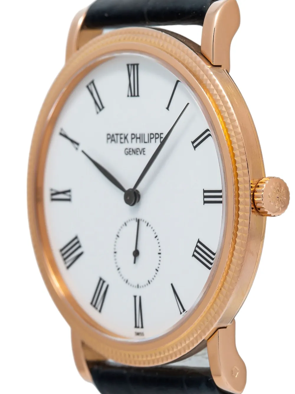 Pre-owned Patek Philippe  Calatrava 36mm In White