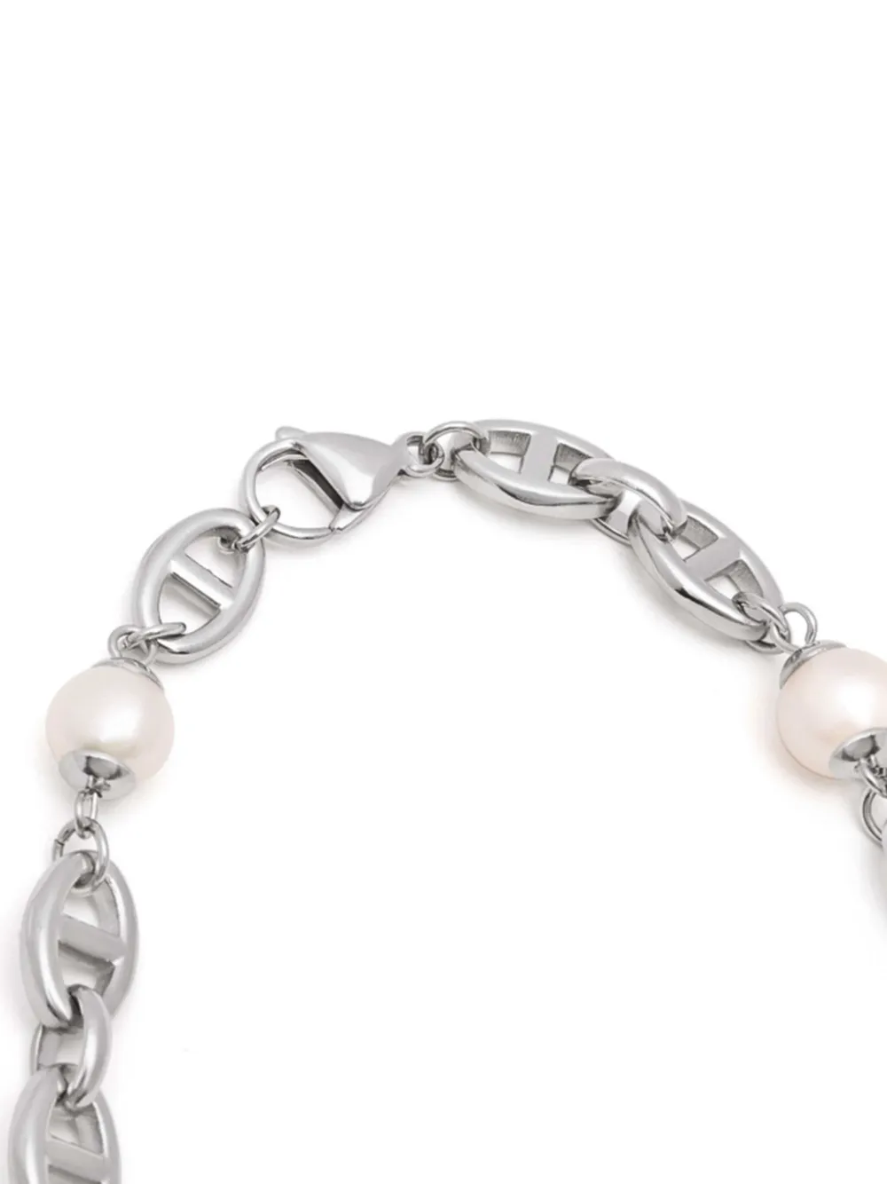 Nialaya Jewelry قلادة سلسلة بلؤلؤ مياه عذبة | Image 2